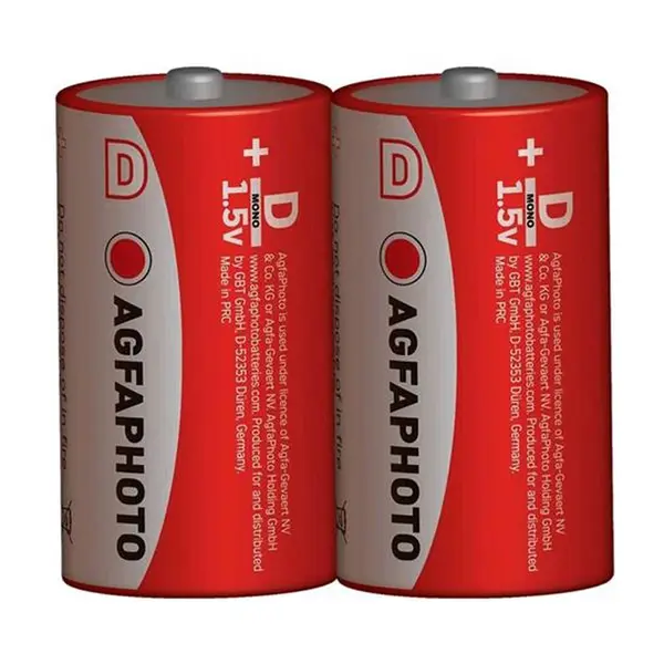 Baterie D (R20) Zn AGFAPHOTO 2ks / shrink