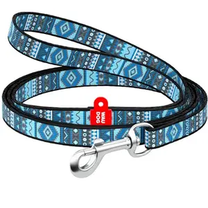 WAUDOG Vodítko pro psy Etno modré, Velikost: M