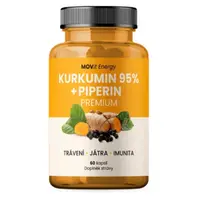 MOVIT ENERGY Kurkumin Extrakt 95 % + Piperin 60 kapslí