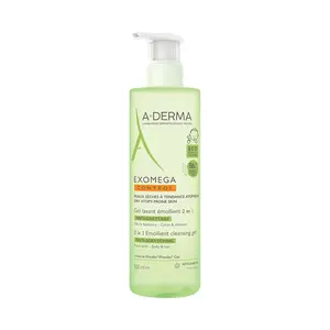 A-DERMA Exomega Control Zvláčňující mycí gel 2v1 500 ml