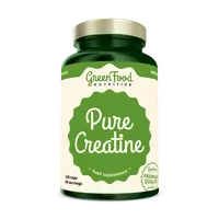 GREENFOOD NUTRITION Pure creatine creapure 120 kapslí