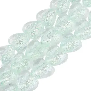 Handmade Foil Glass Lampwork Beads Strands