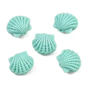 Dyed Synthetic Coral Carved Beads