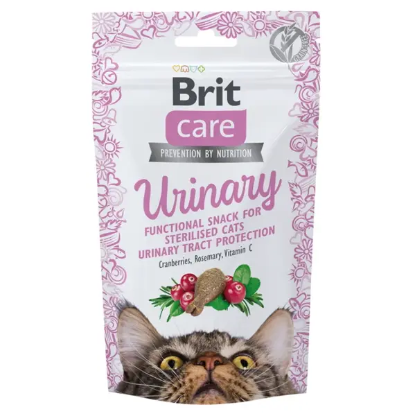 BRIT Care Snack Urinary pro kastrované kočky 50 g