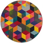 Flair Rugs TKANÝ KOBEREC, 160/160 cm vícebarevná