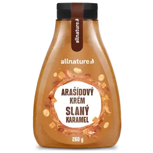 ALLNATURE Arašídový krém slaný karamel 260 g