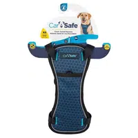 CARSAFE Crash Tested Postroj pro psy do auta modrý, Velikost: XS