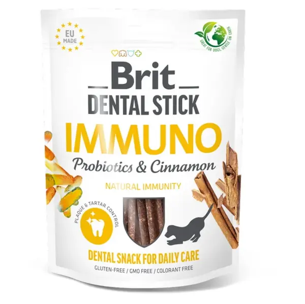 BRIT Dental Stick Immuno with Probiotics & Cinnamon 7 kusů