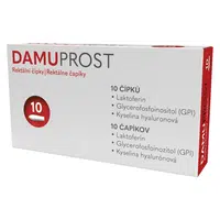 DAMUPROST Rektální čípky 10 kusů