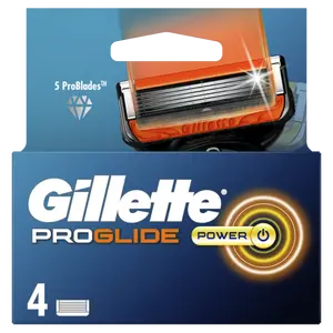 GILLETTE Fusion ProGlide Power náhradní hlavice pro muže 4 ks