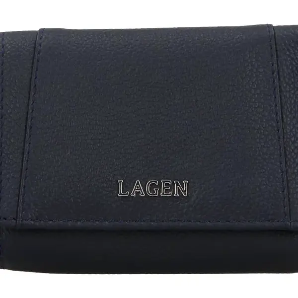 Dámská kožená peněženka Lagen BLC/5312/222 Navy