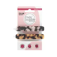 Sponky do vlasů Invisibooble Barrette Havana Mama - 2 ks - Invisibobble + dárek zdarma