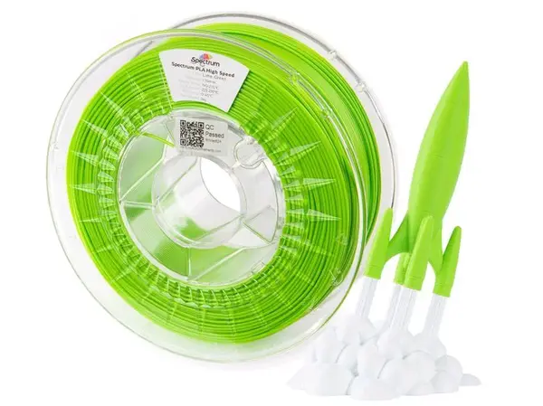 Spectrum 81058 3D filament, PLA High Speed, 1,75mm, 1000g, Zelený (Lime green)