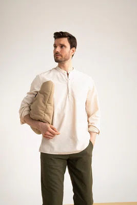 DEFACTO Slim Fit košile s dlouhým rukávem