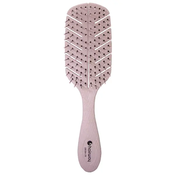 Kartáč na vlasy z organického materiálu Hairway Organica Ecoline - fialový (08094-06) + dárek zdarma