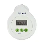 Digitální časovač / minutka s alarmem Sibel - bílá (009004001) + dárek zdarma