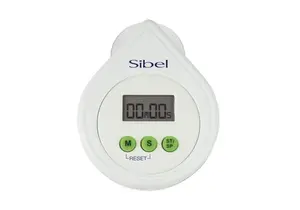 Digitální časovač / minutka s alarmem Sibel - bílá (009004001) + dárek zdarma