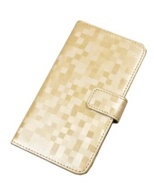 Pouzdro flip BOOK BRILLI velikost XL (5"-5,5") Aligator champagne