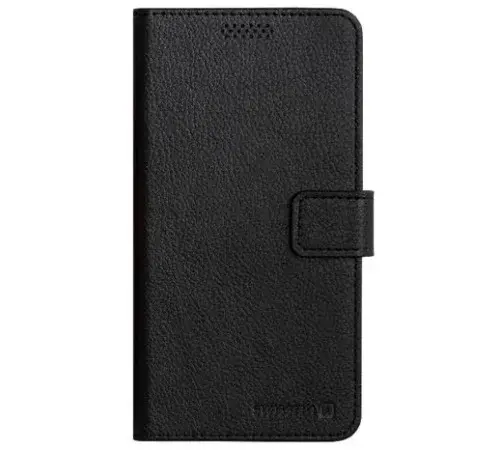 SWISSTEN LIBRO UNI flipové pouzdro L černé, PU (148x71 mm)