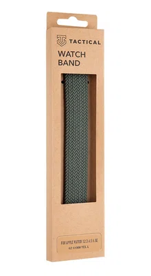 Pletený řemínek Tactical 771 L, Watch 42mm/44mm, zelená