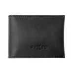 FIXED Wallet Kožená peněženka z pravé hovězí kůže, černá