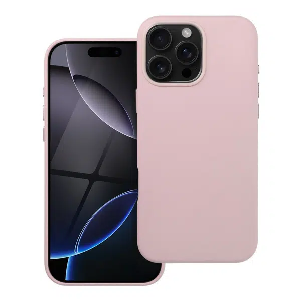 Zadní kryt LEATHER MAG COVER case pro Apple iPhone 16 Pro Max, sand pink