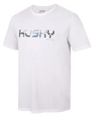 Husky Tee Wild M L, white Pánské bavlněné triko