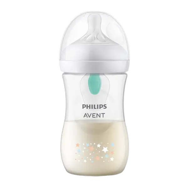 PHILIPS AVENT Láhev Natural Response s ventilem AirFree 260ml, 1m+, medvěd