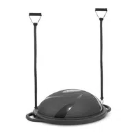 Balanční podložka inSPORTline Dome Hold s gumovými expandéry 100 cm / 4,6 kg černá