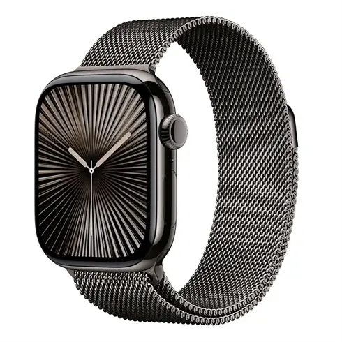 Apple Watch Series 10 GPS + Cellular 46mm Slate Titanium / Slate Milanese Loop - M/L