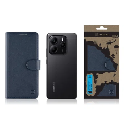 Flipové pouzdro Tactical Field Notes pro Xiaomi Redmi Note 12 Pro+ 5G, modrá