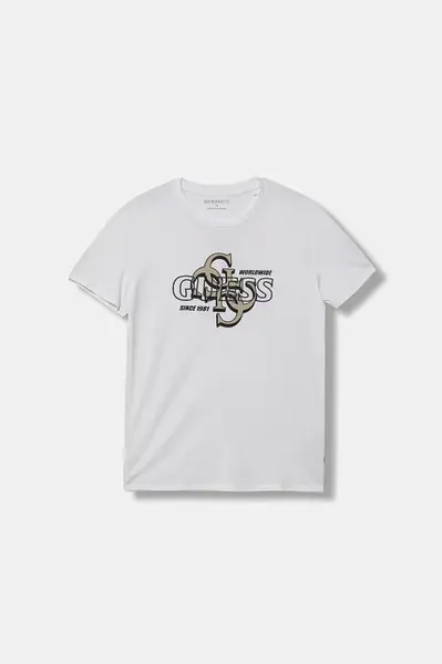 Dětské bavlněné tričko Guess