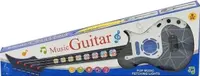 Kytara na baterie se světly a hudbou – černomodrá