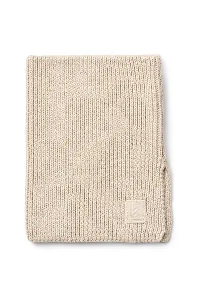 Dětský bavlněný nákrčník Liewood Mathias Neckwarmer béžová barva, LW20097