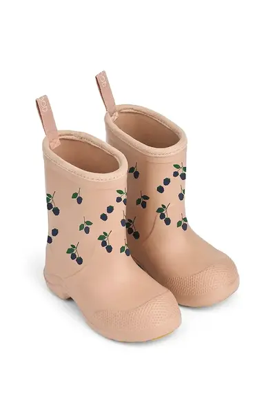 Dětské holínky Liewood Aston Rainboot oranžová barva, LW20058