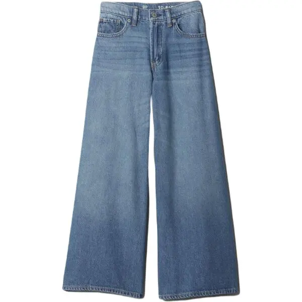 GAP BAGGY Dívčí džíny, modrá, velikost 8Y