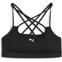 Puma MOVE STRAPPY BRA Dámská sportovní podprsenka, černá, velikost