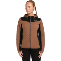 KILPI NEVIA Dámská mikina, hnědá, velikost