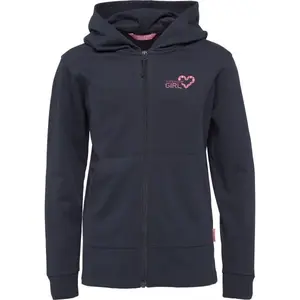 Lewro PADILLA Dívčí mikina s kapucí, tmavě modrá, velikost 164-170