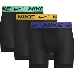 Nike DRI-FIT ESSENTIAL MICRO BOXER BRIEF 3PK Pánské boxerky, černá, velikost