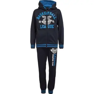 Lewro YAMIN Chlapecká tepláková souprava, černá, velikost 140-146