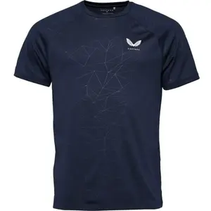 CASTORE AOP SS T-SHIRT Pánské sportovní triko, tmavě modrá, velikost