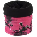 Finmark MULTIFUNCTIONAL SCARF WITH FLEECE Multifunkční šátek s fleecem, růžová, velikost UNI