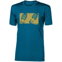 PROGRESS HRUTUR STEP Pánské merino triko, modrá, velikost