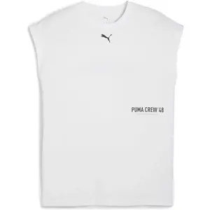 Puma M GRAPHIC CUTOFF TANK Pánské tílko, bílá, velikost