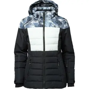 Willard LUBCA Dámská prošívaná lyžařská bunda, černá, velikost