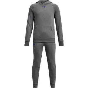 Under Armour RIVAL FLEECE Chlapecká tepláková souprava, šedá, velikost L