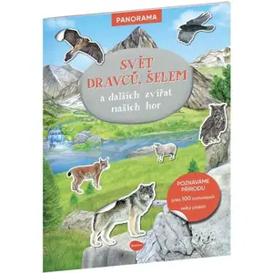 ELLA & MAX SVĚT DRAVCŮ, ŠELEM A DALŠÍCH ZVÍŘAT NAŠICH HOR Knížka s plakátem a samolepkami, mix, velikost