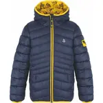 LOAP INTERMO Dětská zimní bunda, tmavě modrá, velikost 112-116