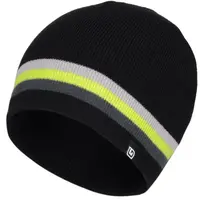 Lewro HAZAN Chlapecká pletená čepice, černá, velikost 4-7Y